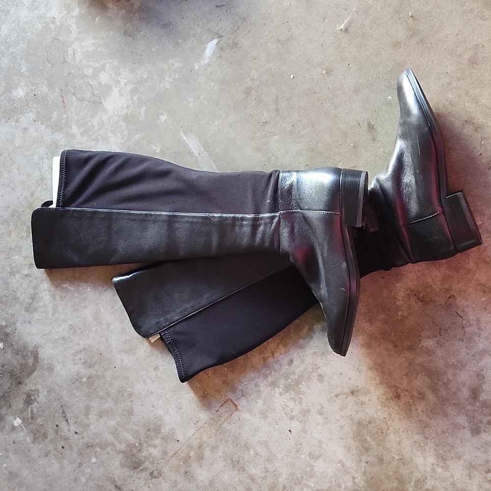 Michael Kors Material/Leather Stretch High Boots